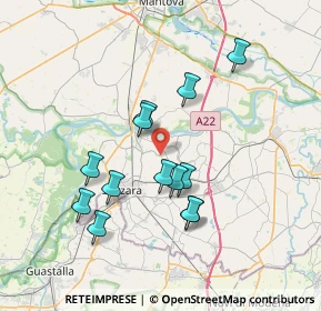 Mappa Str. Zara Chiaviche, 46020 Motteggiana MN, Italia (6.61846)