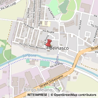 Mappa Via Don P. Bertolino, 19, 10092 Beinasco, Torino (Piemonte)