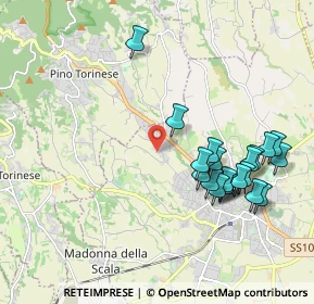 Mappa Via Benso, 10023 Chieri TO, Italia (2.0615)