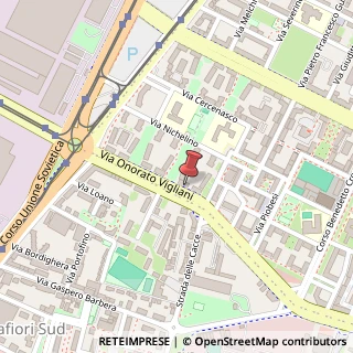 Mappa Via Onorato Vigliani, 29, 10135 Torino, Torino (Piemonte)