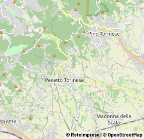 Mappa Strada rosero, 10020 Pecetto Torinese TO, Italia (2.2145)
