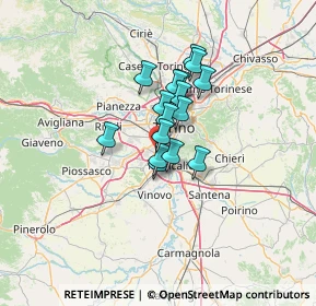 Mappa Via Pietro Francesco Guala, 10135 Torino TO, Italia (8.34813)