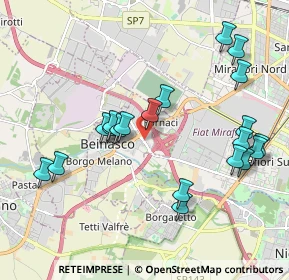 Mappa Strada Torino, 10092 Torino TO, Italia (2.076)