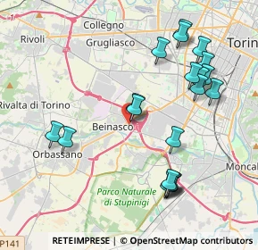 Mappa Strada Torino, 10092 Torino TO, Italia (4.2955)