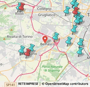 Mappa Via Ugo Foscolo, 10092 Beinasco TO, Italia (5.78833)