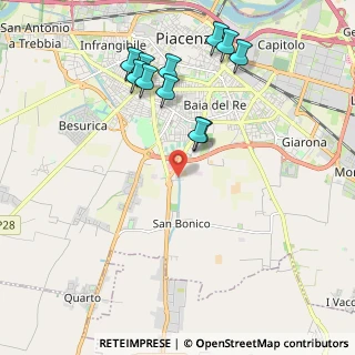 Mappa Via Moizo Romolo, 29122 Piacenza PC, Italia (2.14636)