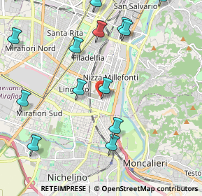 Mappa Via Nizza, 10100 Torino TO, Italia (3.03737)