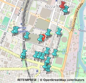 Mappa Via Nizza, 10100 Torino TO, Italia (0.512)