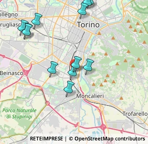 Mappa Via Nizza, 10100 Torino TO, Italia (4.33583)