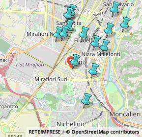 Mappa Piazza Teresa Confalonieri, 10135 Torino TO, Italia (2.07333)