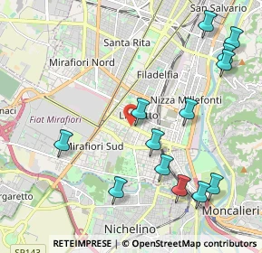 Mappa Piazza Teresa Confalonieri, 10135 Torino TO, Italia (2.43692)