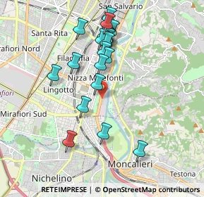 Mappa Corso Unità d'Italia, 10127 Torino TO, Italia (1.818)