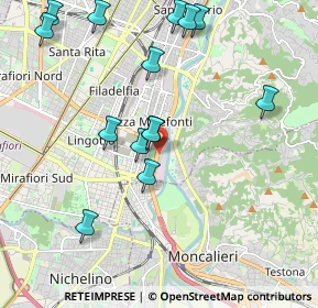 Mappa Corso Unità d'Italia, 10127 Torino TO, Italia (2.21786)