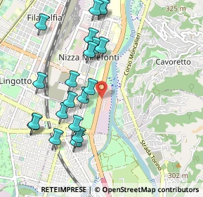 Mappa Corso Unità d'Italia, 10127 Torino TO, Italia (1.072)