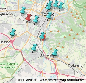 Mappa Corso Unità d'Italia, 10127 Torino TO, Italia (4.49417)