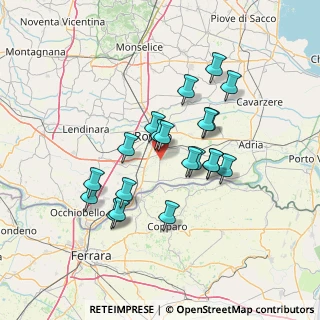Mappa Via San Pietro Martire, 45030 Pontecchio Polesine RO, Italia (12.0845)