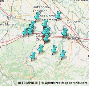 Mappa Via Castelsangiovanni, 29011 Borgonovo Val Tidone PC, Italia (10.7615)