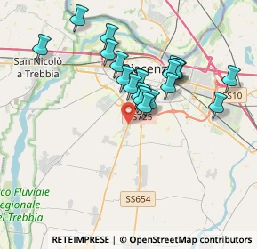 Mappa Strada alla Verza, 29122 Piacenza PC, Italia (3.116)