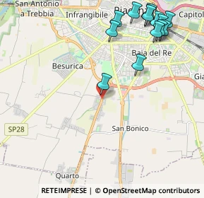 Mappa Strada alla Verza, 29122 Piacenza PC, Italia (2.71214)