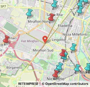 Mappa , 10135 Torino TO, Italia (3.40111)