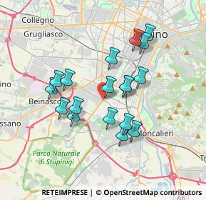 Mappa , 10135 Torino TO, Italia (3.08833)