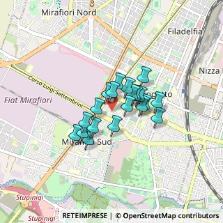 Mappa Via Nichelino, 10135 Torino TO, Italia (0.559)