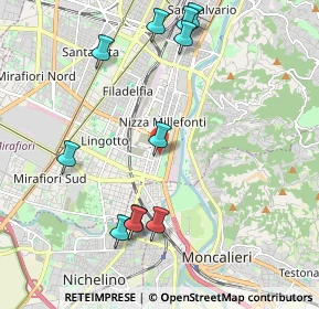 Mappa Via Frabosa, 10127 Torino TO, Italia (2.29727)