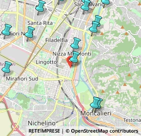 Mappa Via Frabosa, 10127 Torino TO, Italia (2.915)