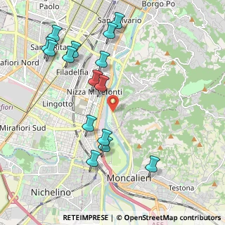 Mappa Corso Moncalieri, 10127 Torino TO, Italia (2.27267)