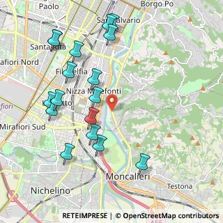 Mappa Corso Moncalieri, 10127 Torino TO, Italia (2.26412)