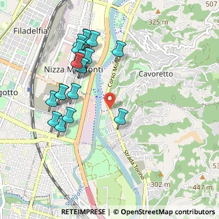 Mappa Corso Moncalieri, 10127 Torino TO, Italia (1.0415)
