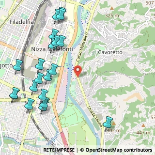 Mappa Corso Moncalieri, 10127 Torino TO, Italia (1.3735)