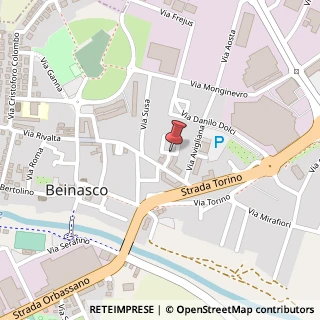 Mappa Via Principe Amedeo,  33, 10092 Beinasco, Torino (Piemonte)