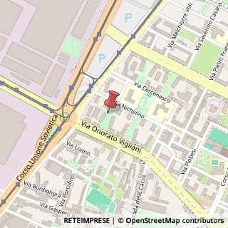 Mappa Via vigliani onorato 11, 10135 Torino, Torino (Piemonte)