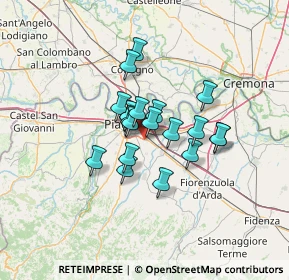 Mappa Strada Motta Vecchia, 29122 Piacenza PC, Italia (8.9135)