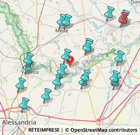 Mappa Unnamed Road, 27030 Gambarana PV, Italia (8.979)