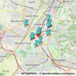 Mappa Via Giovanni Flecchia, 10127 Torino TO, Italia (1.16917)