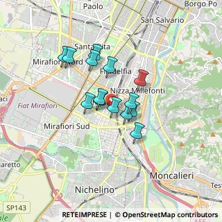 Mappa Via Giovanni Flecchia, 10127 Torino TO, Italia (1.24643)