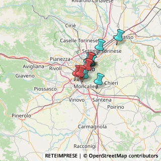Mappa Via Giovanni Flecchia, 10127 Torino TO, Italia (6.64417)