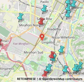 Mappa Via Monte Pasubio, 10135 Torino TO, Italia (3.21444)