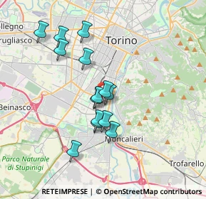 Mappa Nizza Millefonti, 10127 Torino TO, Italia (3.07071)