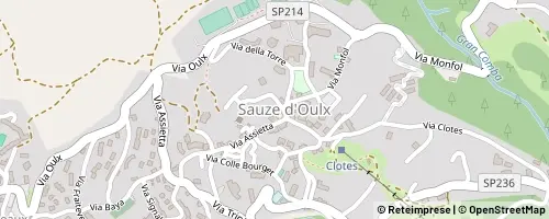 Mappa Sauze d'Oulx
