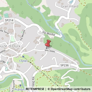 Mappa Via Clotes, 71, 10050 Sauze d'Oulx, Torino (Piemonte)