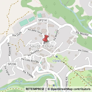 Mappa Via Monfol, 6, 10050 Sauze d'Oulx, Torino (Piemonte)