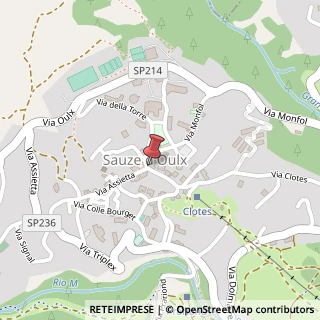 Mappa Via Clotes, 13, 10050 Sauze d'Oulx, Torino (Piemonte)