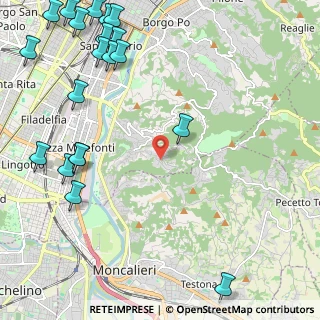Mappa Strada dai Ronchi ai Cunioli Alti, 10133 Torino TO, Italia (3.241)