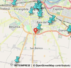 Mappa Via A. Vaciago, 29122 Piacenza PC, Italia (2.58125)