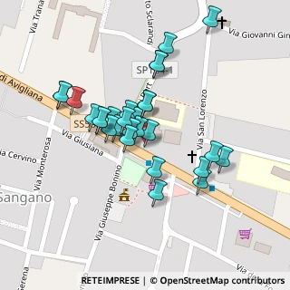 Mappa Via Bert Giovanni, 10090 Sangano TO, Italia (0.08214)