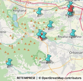 Mappa Via Bert Giovanni, 10090 Sangano TO, Italia (4.93091)