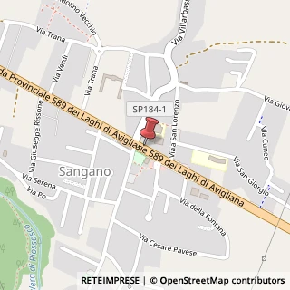 Mappa Via Pinerolo Susa, 82, 10090 Sangano, Torino (Piemonte)